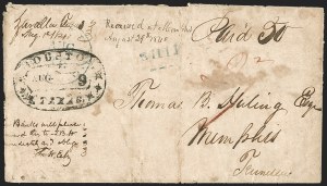 Sale 1230, Lot 1097, The Sandford N. Arnold Collection of Early Texas Postal History