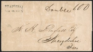 Sale 1230, Lot 1102, The Sandford N. Arnold Collection of Early Texas Postal History