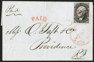 Sale 1230, Lot 1118, Postmasters’ Provisionals