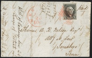 Sale 1230, Lot 1125, 1847 Issue Covers