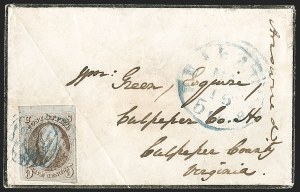 Sale 1230, Lot 1139, 1847 Issue Covers
