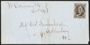 Sale 1230, Lot 1151, 1847 Issue Covers