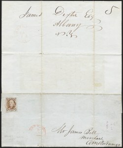 Sale 1230, Lot 1163, 1847 Issue Covers
