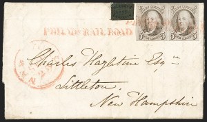 Sale 1230, Lot 1168, 1847 Issue Covers