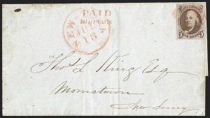 Sale 1230, Lot 1169, 1847 Issue Covers
