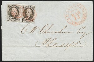 Sale 1230, Lot 1171, 1847 Issue Covers