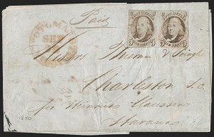 Sale 1230, Lot 1181, 1847 Issue Covers