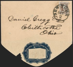 Sale 1230, Lot 1182, 1847 Issue Covers