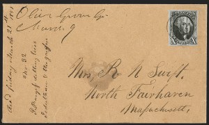 Sale 1230, Lot 1194, 1847 Issue Covers