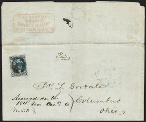 Sale 1230, Lot 1201, 1847 Issue Covers