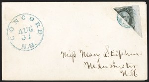 Sale 1230, Lot 1208, 1847 Issue Covers