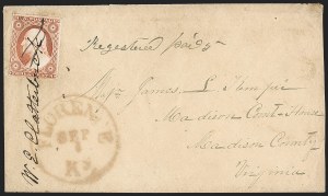 Sale 1230, Lot 1227, 1851-56 and 1857-60 Issues Covers