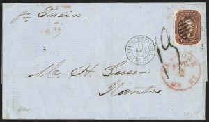 Sale 1230, Lot 1235, 1851-56 and 1857-60 Issues Covers