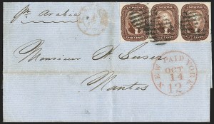 Sale 1230, Lot 1238, 1851-56 and 1857-60 Issues Covers