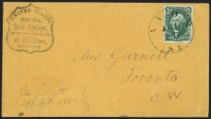 Sale 1230, Lot 1239, 1851-56 and 1857-60 Issues Covers