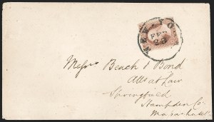 Sale 1230, Lot 1244, 1851-56 and 1857-60 Issues Covers