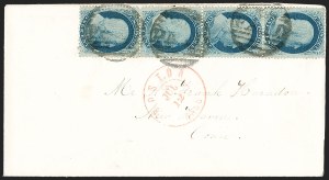 Sale 1230, Lot 1246, 1851-56 and 1857-60 Issues Covers