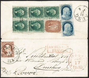 Sale 1230, Lot 1250, 1851-56 and 1857-60 Issues Covers