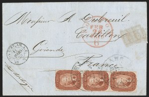Sale 1230, Lot 1251, 1851-56 and 1857-60 Issues Covers