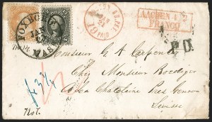 Sale 1230, Lot 1263, 1861-68 and 1869 Pictorial Issues Covers