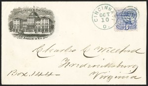 Sale 1230, Lot 1279, 1861-68 and 1869 Pictorial Issues Covers