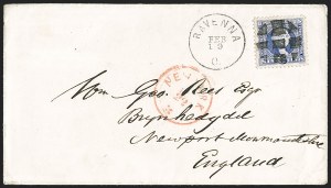 Sale 1230, Lot 1283, 1861-68 and 1869 Pictorial Issues Covers