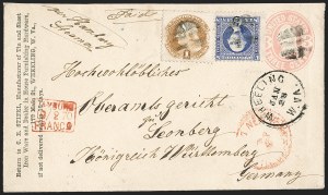 Sale 1230, Lot 1286, 1861-68 and 1869 Pictorial Issues Covers