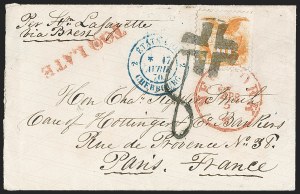 Sale 1230, Lot 1289, 1861-68 and 1869 Pictorial Issues Covers