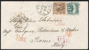 Sale 1230, Lot 1292, 1861-68 and 1869 Pictorial Issues Covers