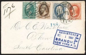 Sale 1230, Lot 1313, Bank Note and Later Issues Covers