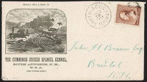 Sale 1230, Lot 1315, Bank Note and Later Issues Covers