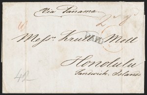 Sale 1230, Lot 1389, Hawaii: Early Postal History