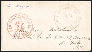 Sale 1230, Lot 1393, Hawaii: Early Postal History