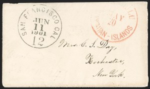 Sale 1230, Lot 1396, Hawaii: Early Postal History