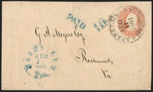 Sale 1230, Lot 1479, Civil War: Express Mail