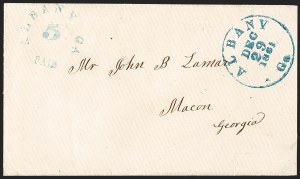 Sale 1230, Lot 1482, Confederate Postmasters' Provisionals