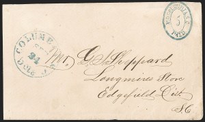Sale 1230, Lot 1487, Confederate Postmasters' Provisionals