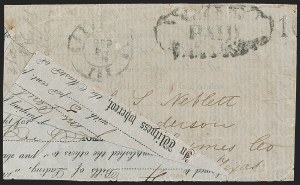 Sale 1230, Lot 1488, Confederate Postmasters' Provisionals