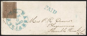 Sale 1230, Lot 1499, Confederate Postmasters' Provisionals