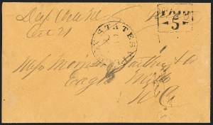 Sale 1230, Lot 1506, Confederate Postmasters' Provisionals