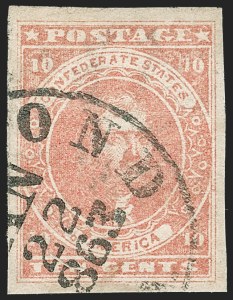 Sale 1230, Lot 1515, Confederate General Issues and Covers, College Covers