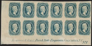 Sale 1230, Lot 1519, Confederate General Issues and Covers, College Covers