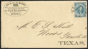 Sale 1230, Lot 1532, Confederate General Issues and Covers, College Covers