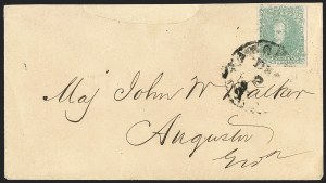 Sale 1230, Lot 1535, Confederate General Issues and Covers, College Covers