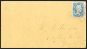 Sale 1230, Lot 1555, Confederate General Issues and Covers, College Covers