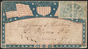 Sale 1230, Lot 1570, Confederate Patriotic Covers