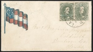 Sale 1230, Lot 1583, Confederate Patriotic Covers