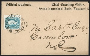 Sale 1230, Lot 1597, Confederate Semi-Official Imprints