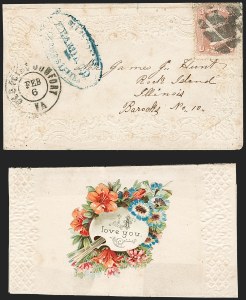 Sale 1230, Lot 1613, Civil War Prisoner-of-War Mail