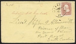 Sale 1230, Lot 1616, Civil War Prisoner-of-War Mail